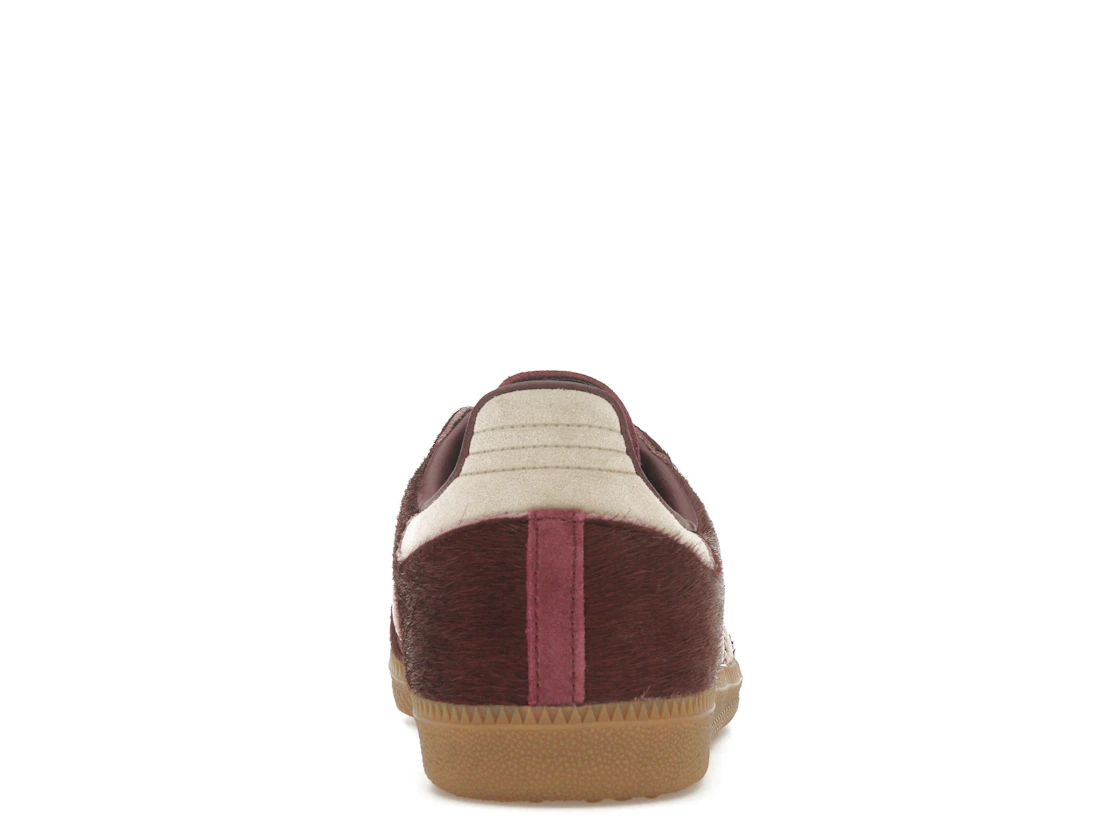 adidas Samba OG Maroon Sand Strata Pony (Women's)