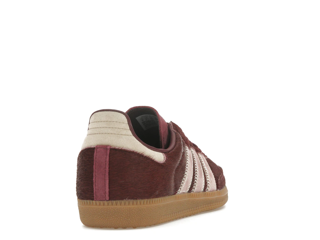 adidas Samba OG Maroon Sand Strata Pony (Women's)
