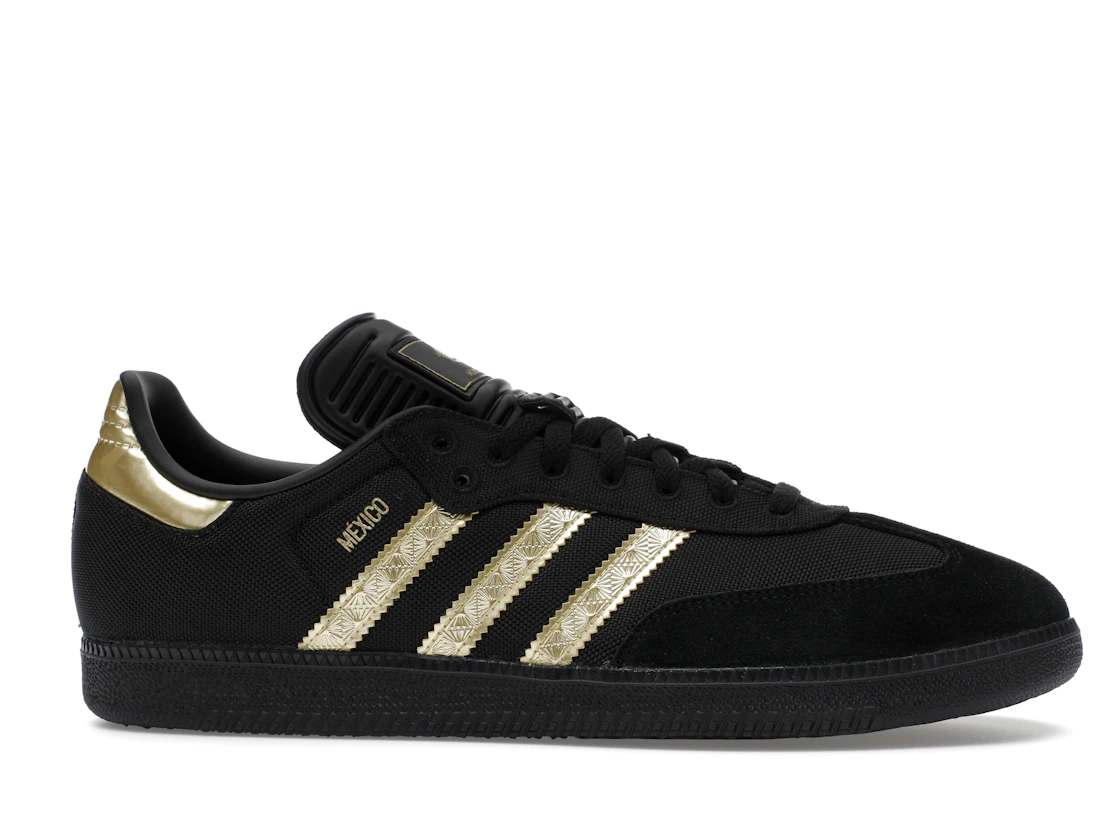 adidas Samba OG Mexico Black Gold Metallic