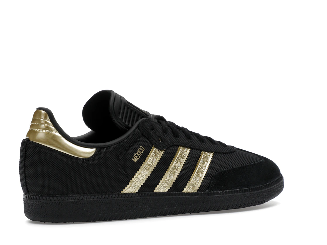 adidas Samba OG Mexico Black Gold Metallic