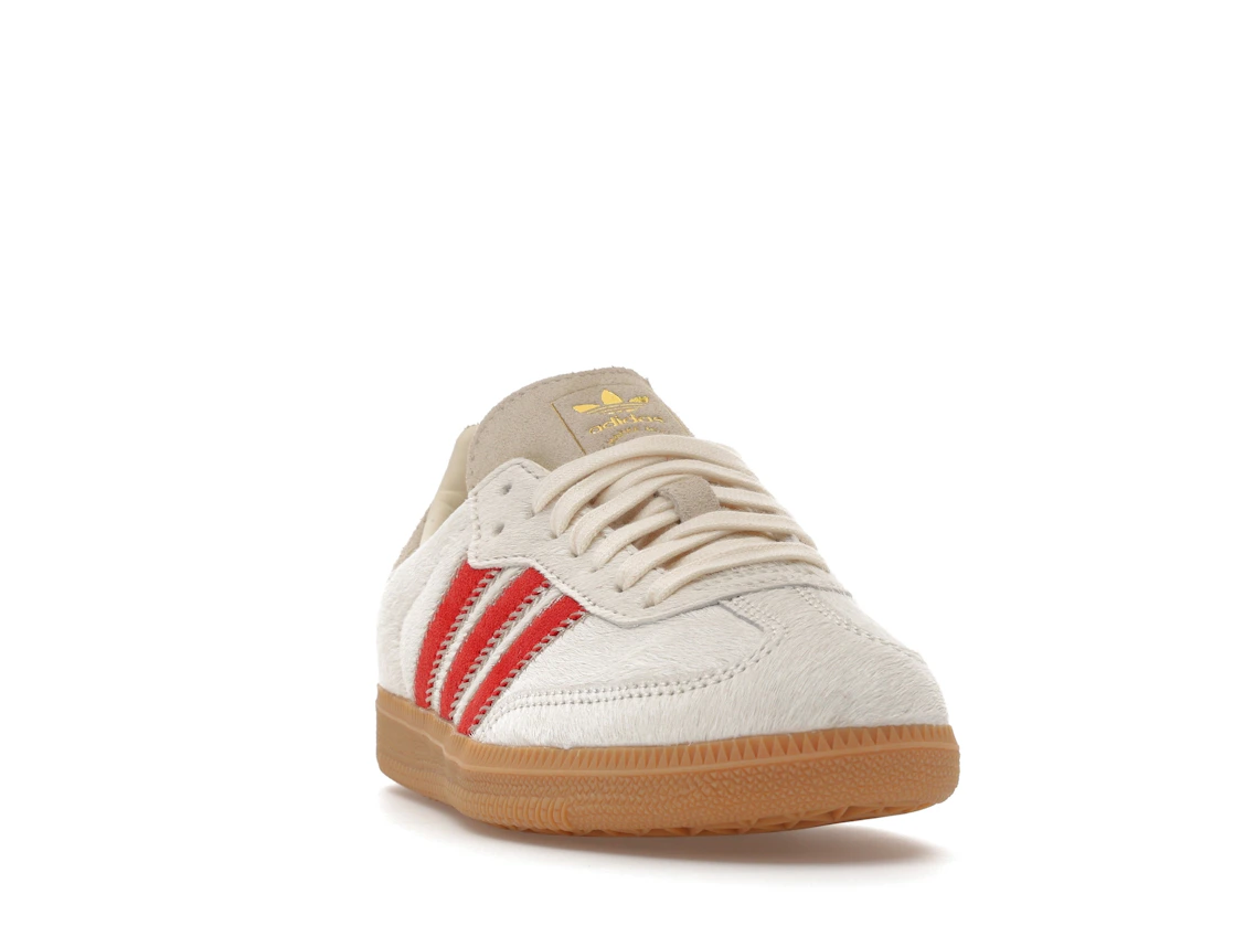 adidas Samba OG Pony Hair Wonder Beige Better Scarlet (Women's)