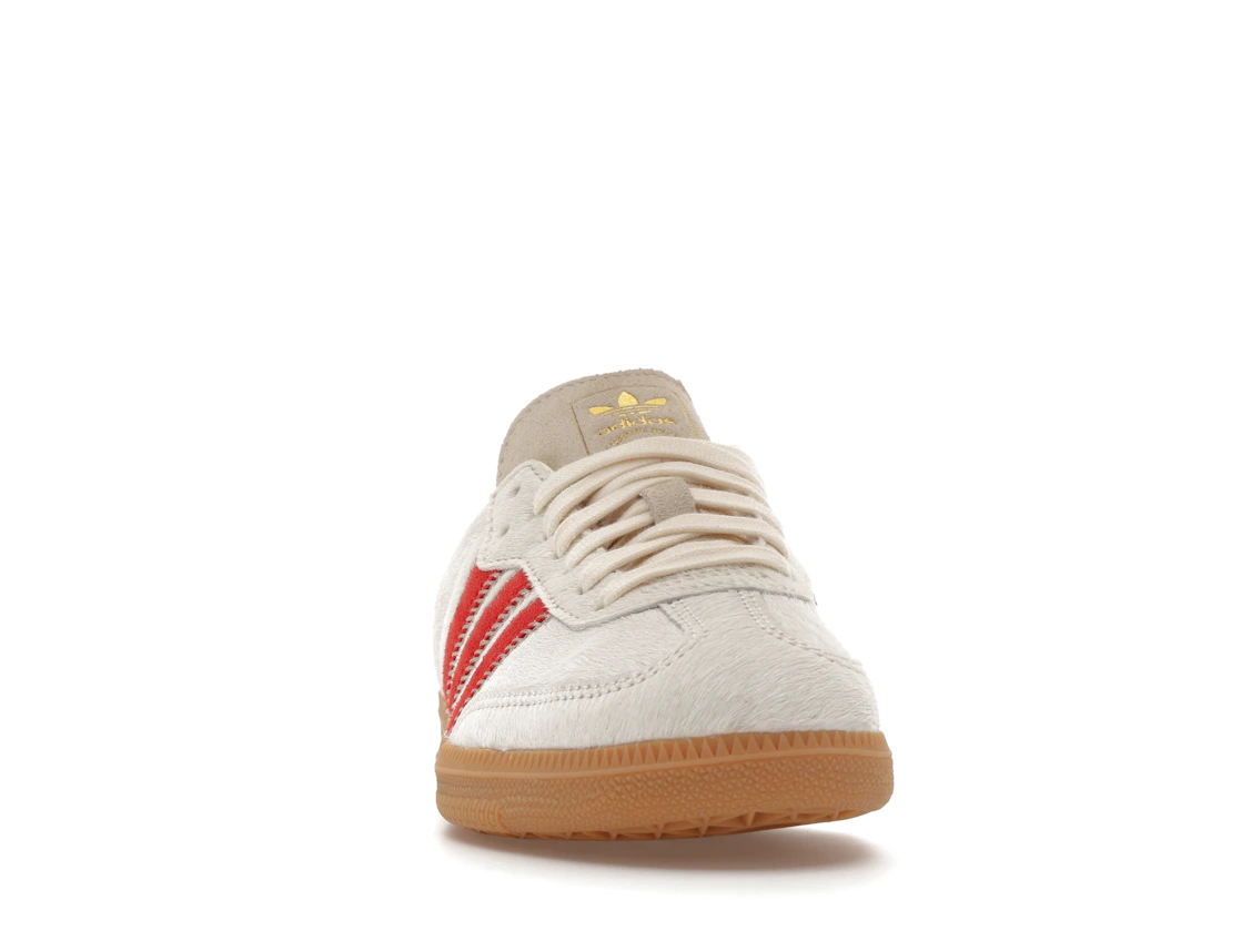 adidas Samba OG Pony Hair Wonder Beige Better Scarlet (Women's)