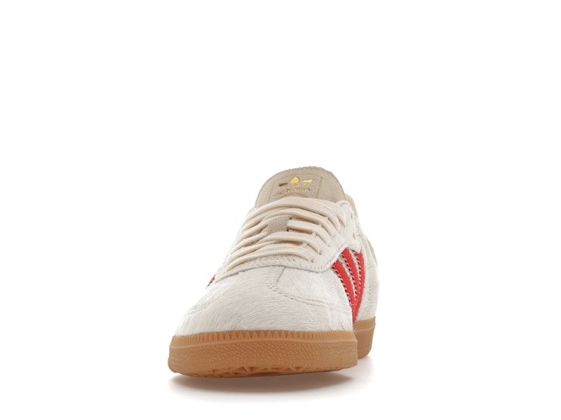adidas Samba OG Pony Hair Wonder Beige Better Scarlet (Women's)