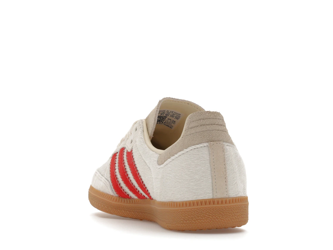adidas Samba OG Pony Hair Wonder Beige Better Scarlet (Women's)