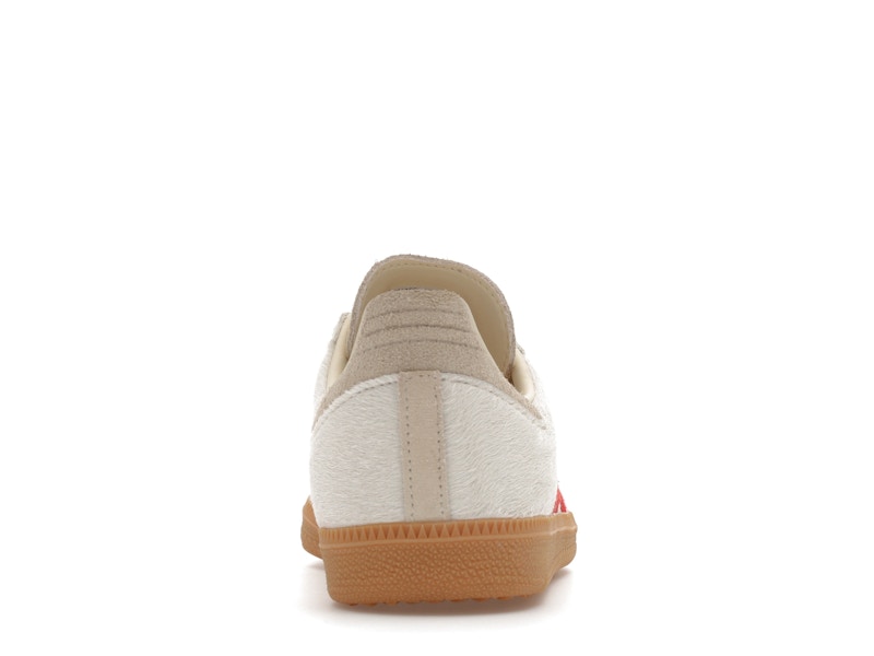 adidas Samba OG Pony Hair Wonder Beige Better Scarlet (Women's)