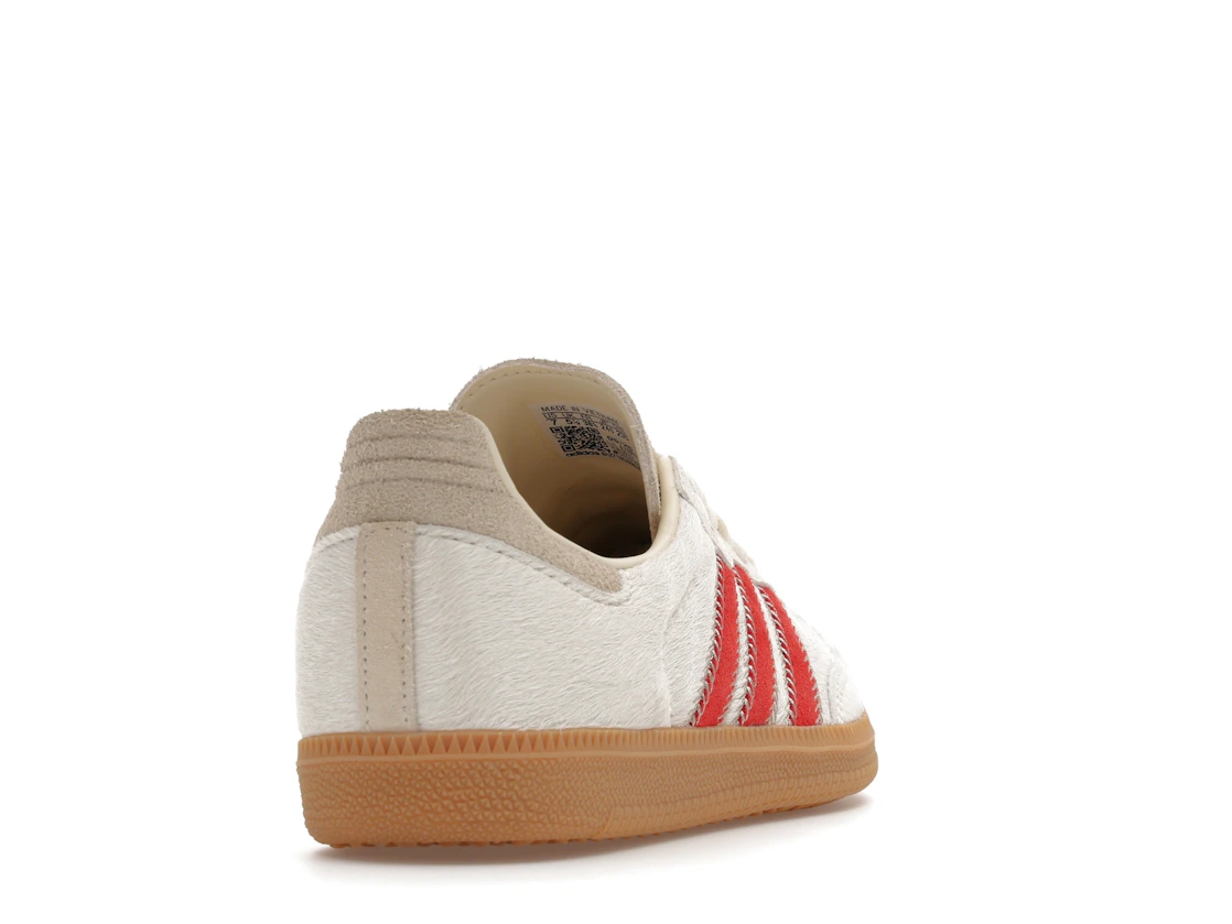adidas Samba OG Pony Hair Wonder Beige Better Scarlet (Women's)