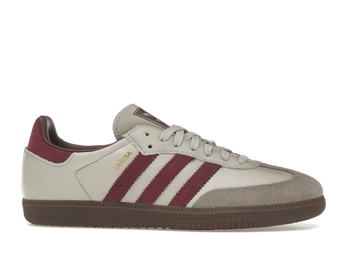 adidas Samba OG Putty Grey Maroon