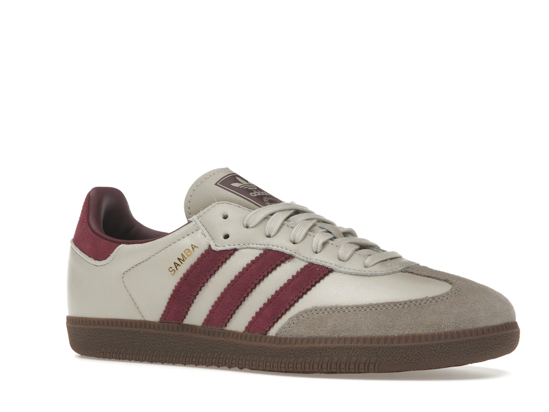adidas Samba OG Putty Grey Maroon