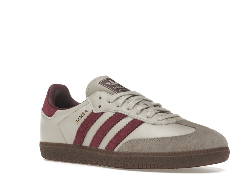 adidas Samba OG Putty Grey Maroon