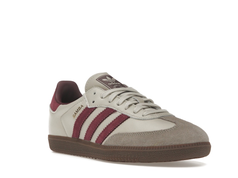 adidas Samba OG Putty Grey Maroon