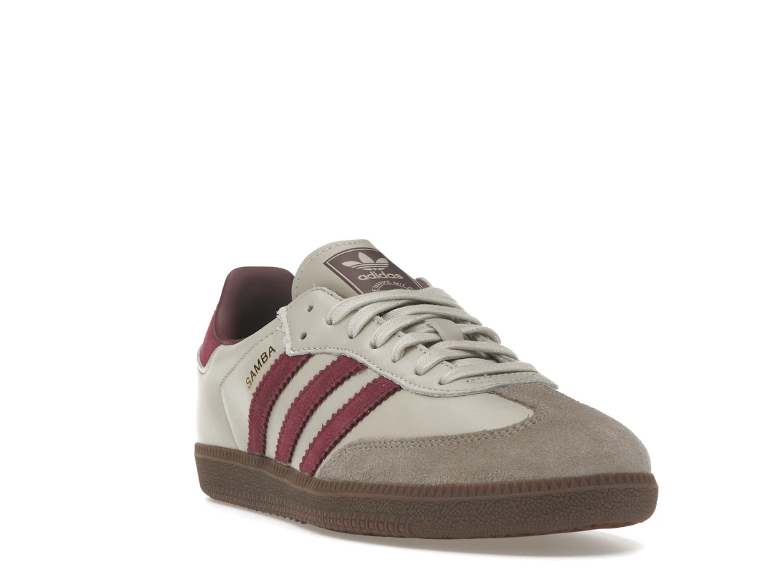 adidas Samba OG Putty Grey Maroon