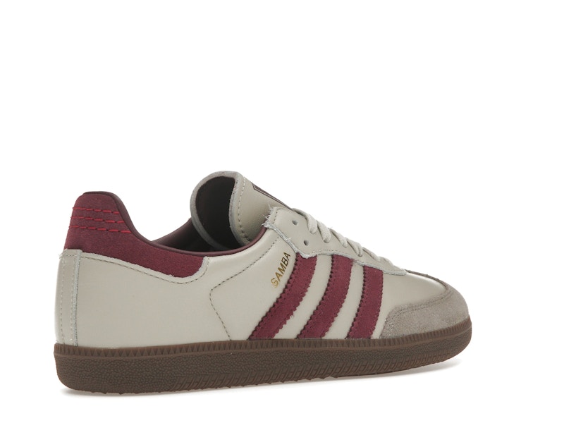 adidas Samba OG Putty Grey Maroon