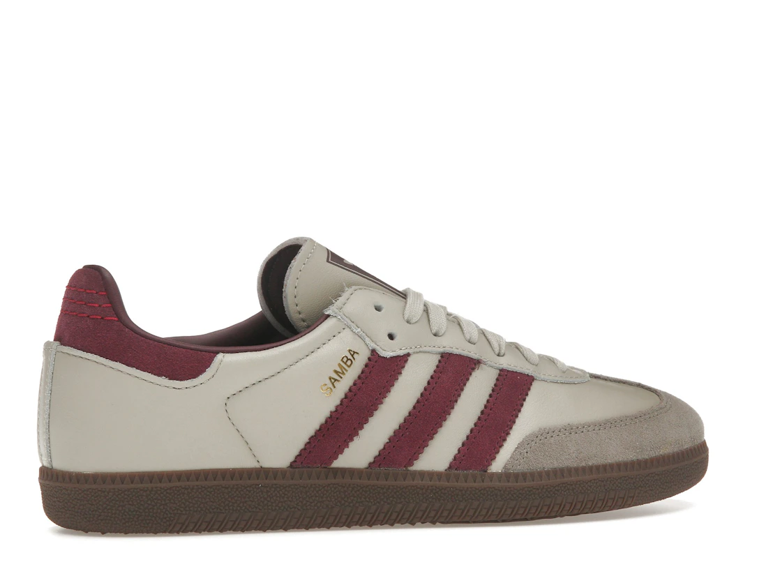 adidas Samba OG Putty Grey Maroon