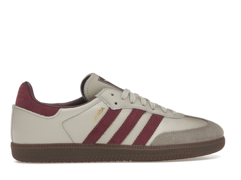 adidas Samba OG Putty Grey Maroon