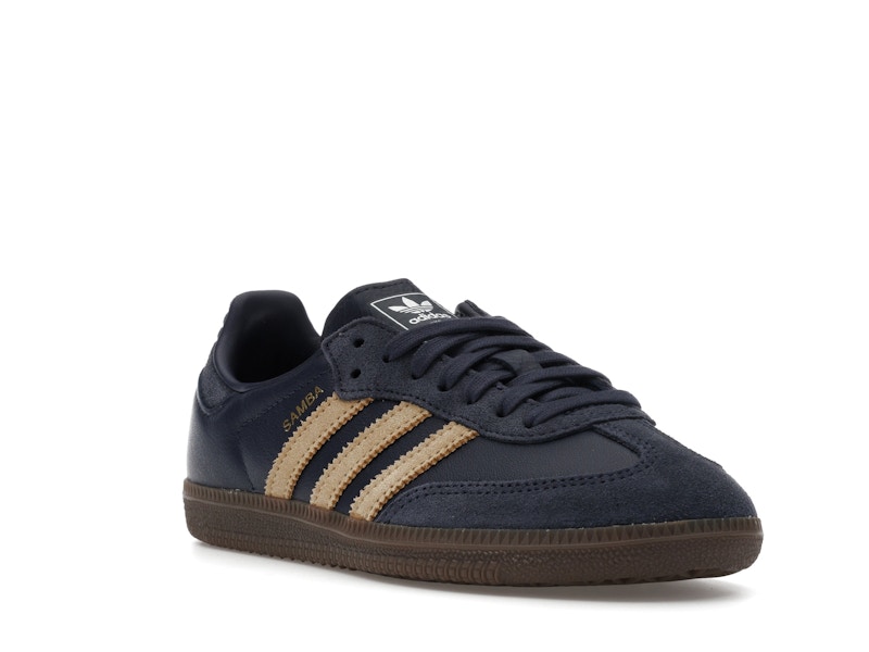 adidas Samba OG Shadow Navy Golden Beige