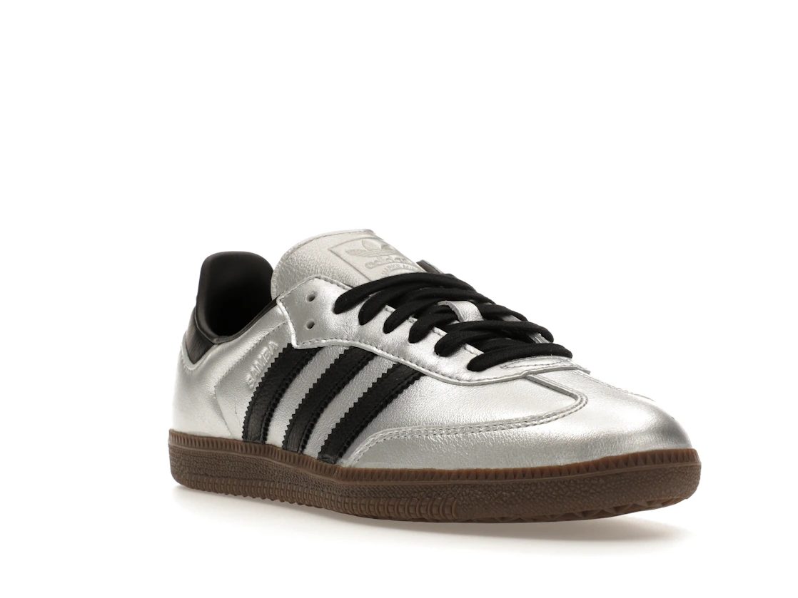adidas Samba OG Silver Metallic Black Gum (Women's)