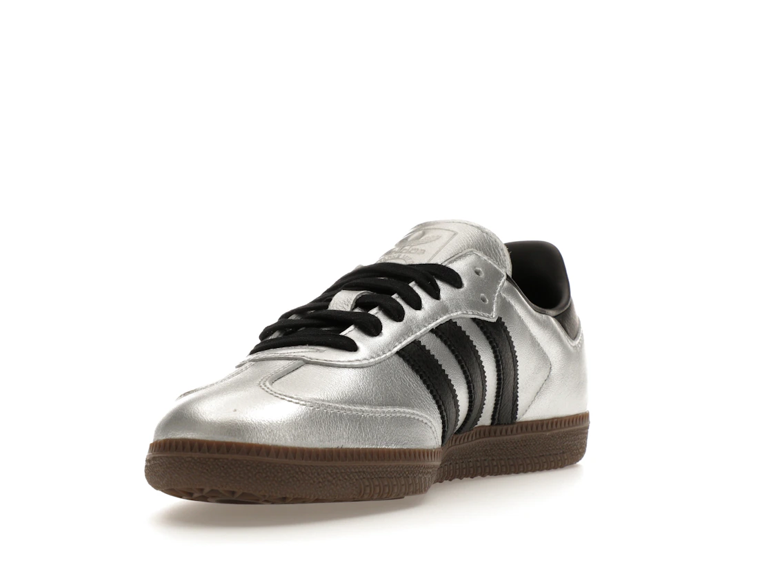adidas Samba OG Silver Metallic Black Gum (Women's)