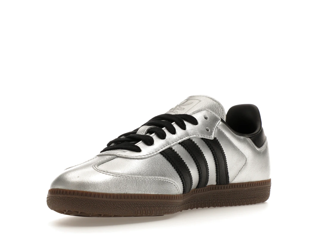 adidas Samba OG Silver Metallic Black Gum (Women's)