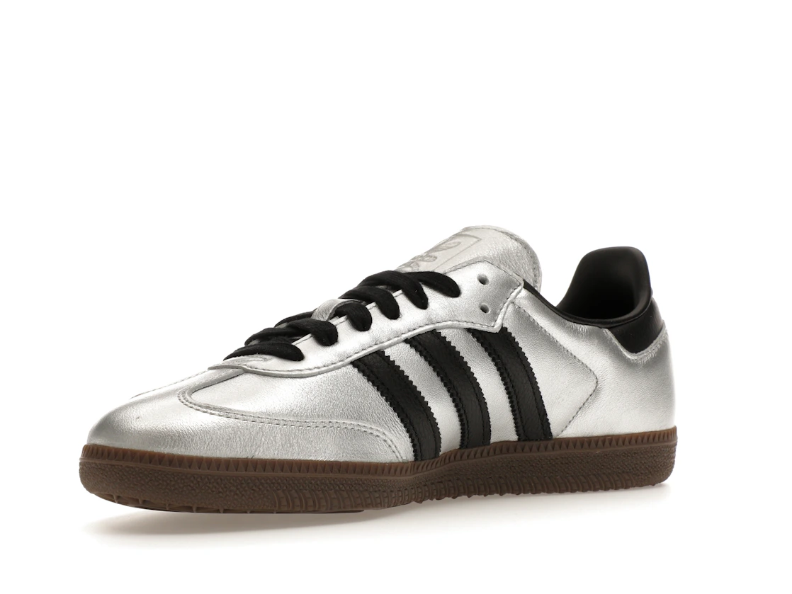 adidas Samba OG Silver Metallic Black Gum (Women's)