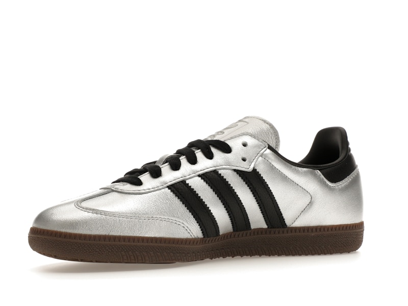 adidas Samba OG Silver Metallic Black Gum (Women's)