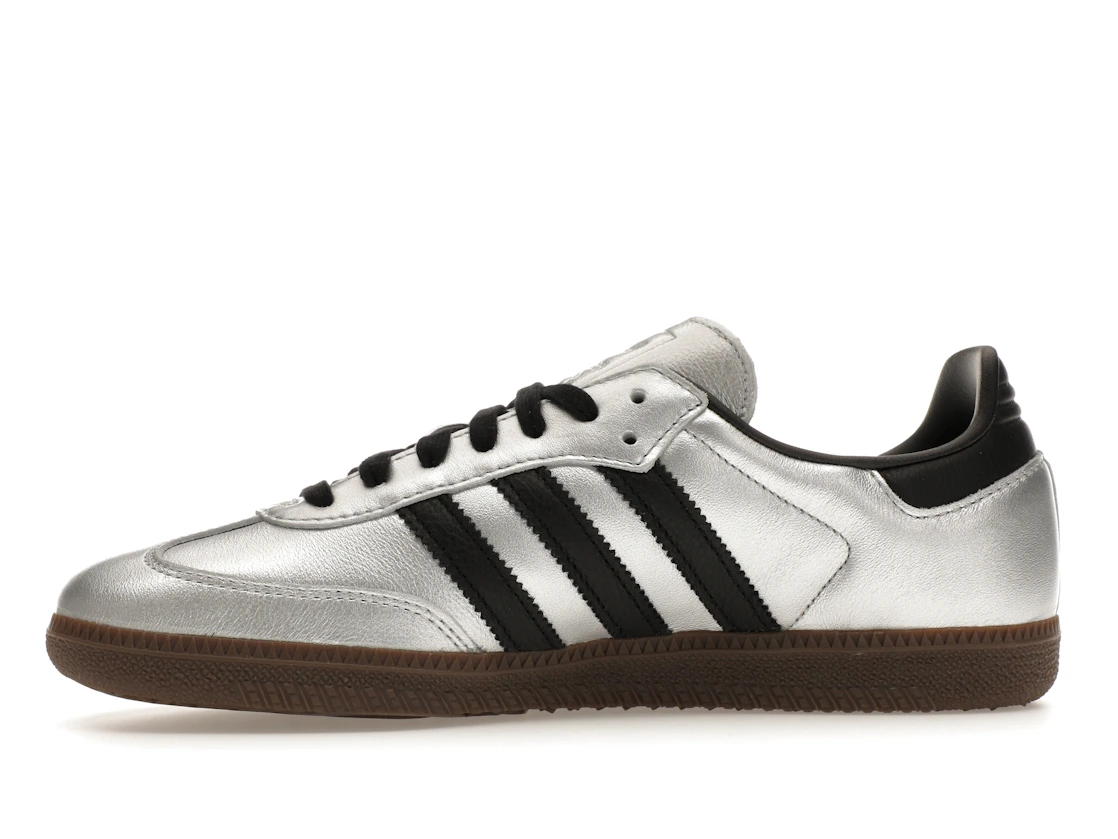 adidas Samba OG Silver Metallic Black Gum (Women's)