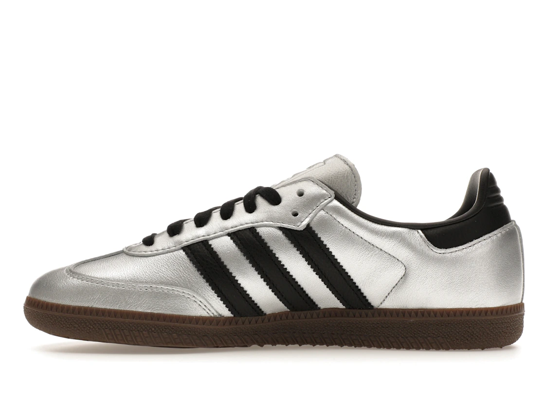 adidas Samba OG Silver Metallic Black Gum (Women's)