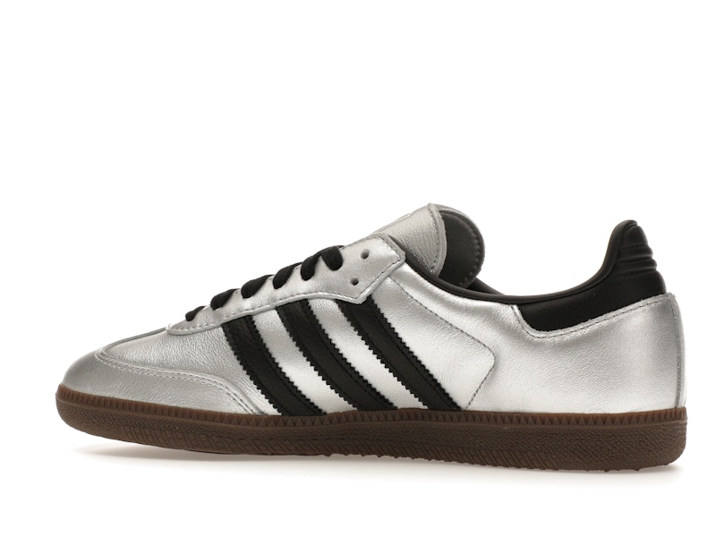 adidas Samba OG Silver Metallic Black Gum (Women's)