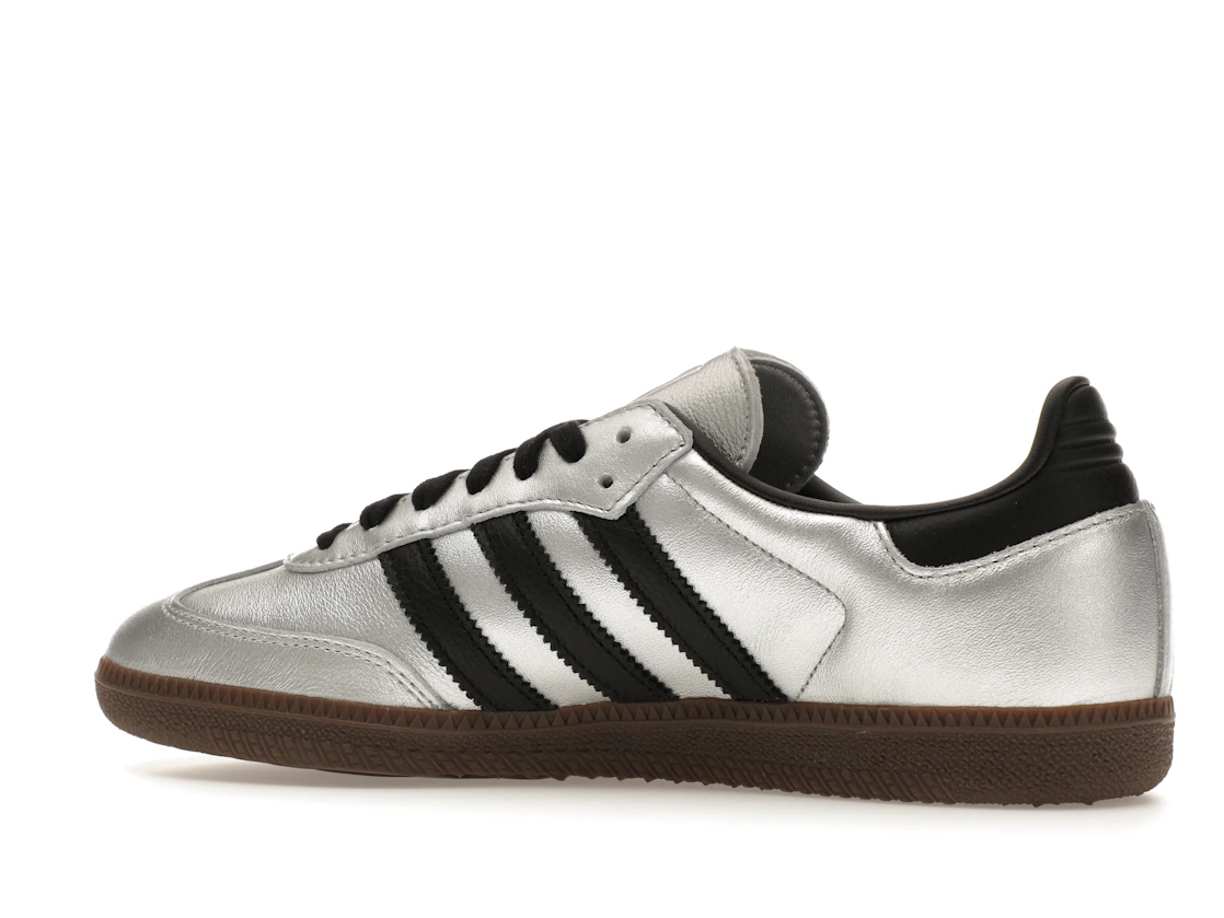 adidas Samba OG Silver Metallic Black Gum (Women's)