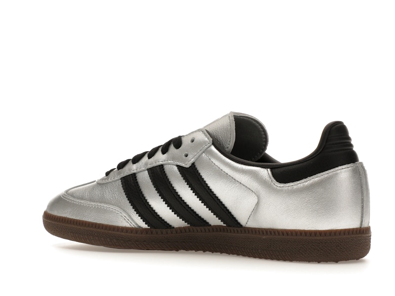 adidas Samba OG Silver Metallic Black Gum (Women's)