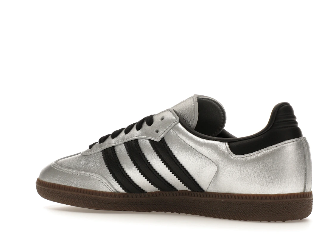 adidas Samba OG Silver Metallic Black Gum (Women's)