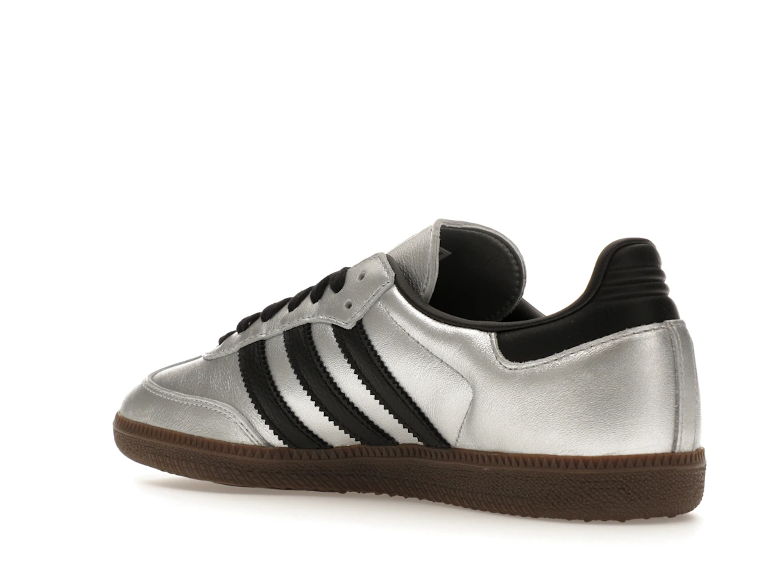 adidas Samba OG Silver Metallic Black Gum (Women's)