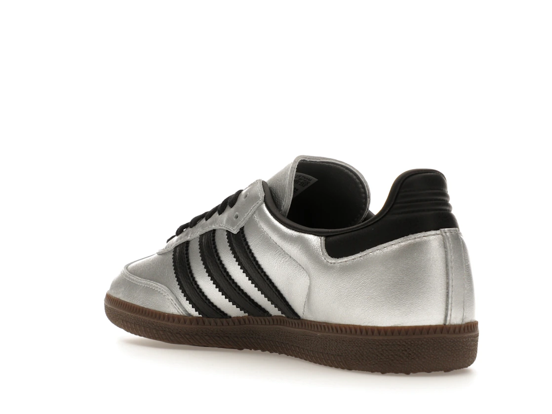 adidas Samba OG Silver Metallic Black Gum (Women's)