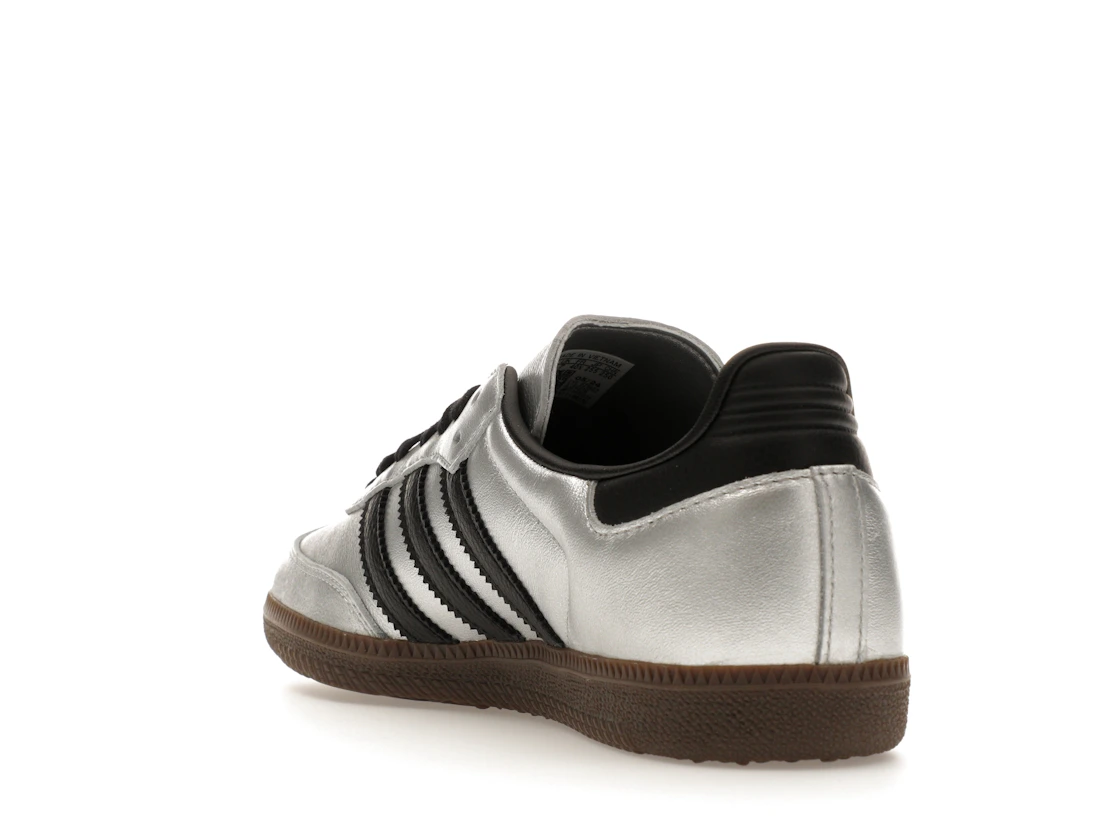 adidas Samba OG Silver Metallic Black Gum (Women's)