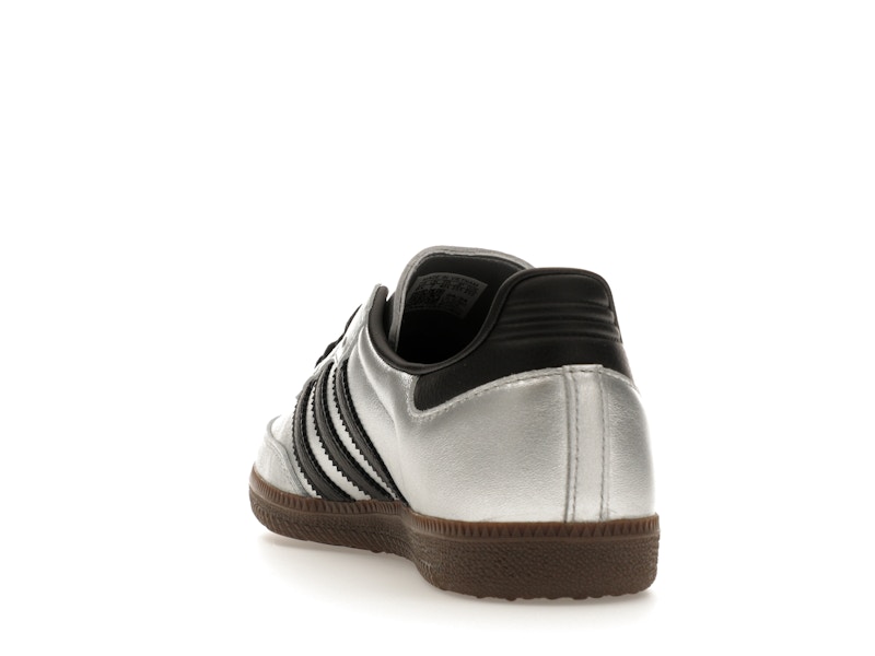 adidas Samba OG Silver Metallic Black Gum (Women's)