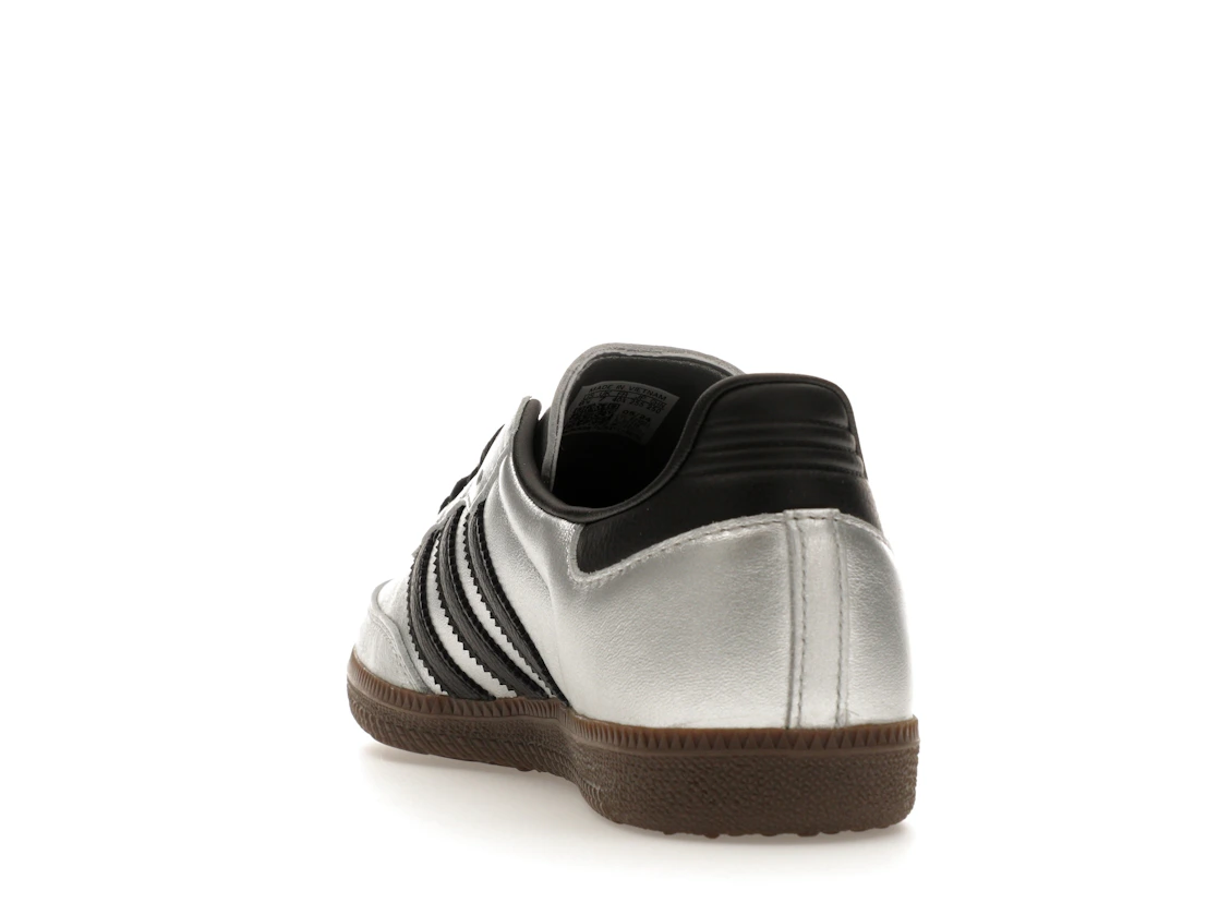 adidas Samba OG Silver Metallic Black Gum (Women's)