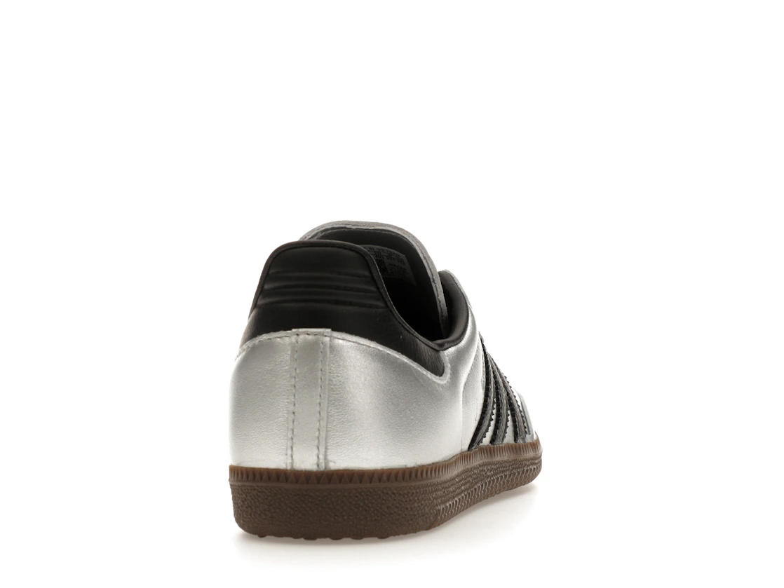 adidas Samba OG Silver Metallic Black Gum (Women's)