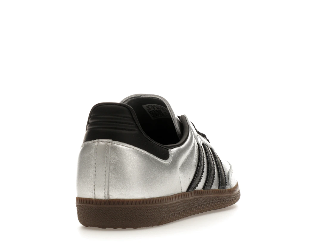 adidas Samba OG Silver Metallic Black Gum (Women's)