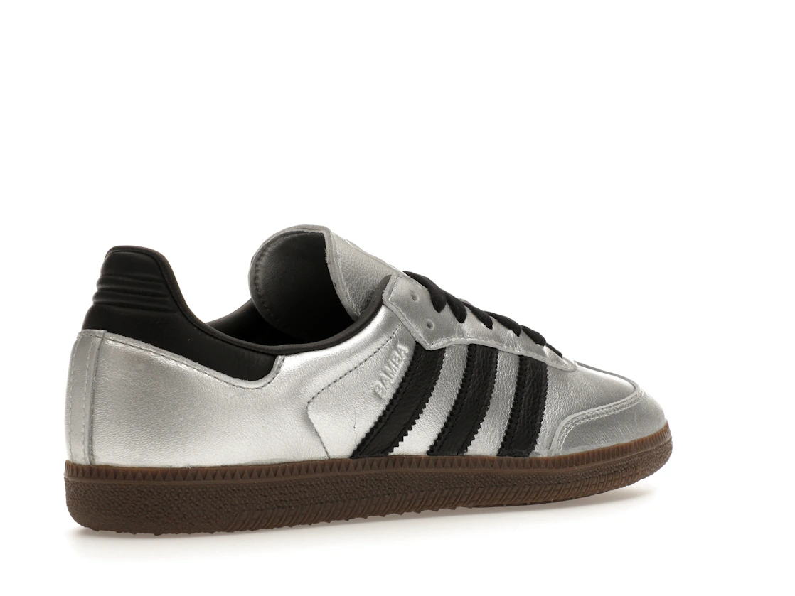 adidas Samba OG Silver Metallic Black Gum (Women's)