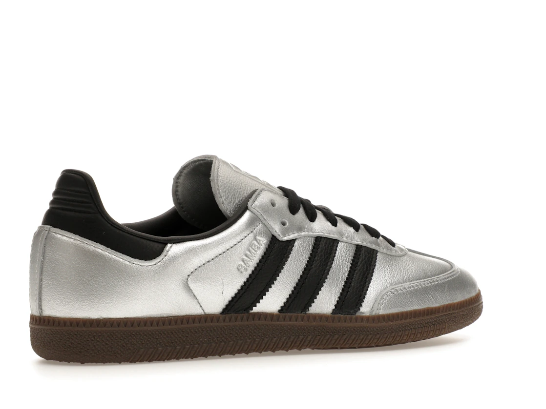 adidas Samba OG Silver Metallic Black Gum (Women's)