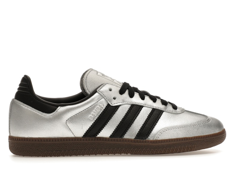 adidas Samba OG Silver Metallic Black Gum (Women's)
