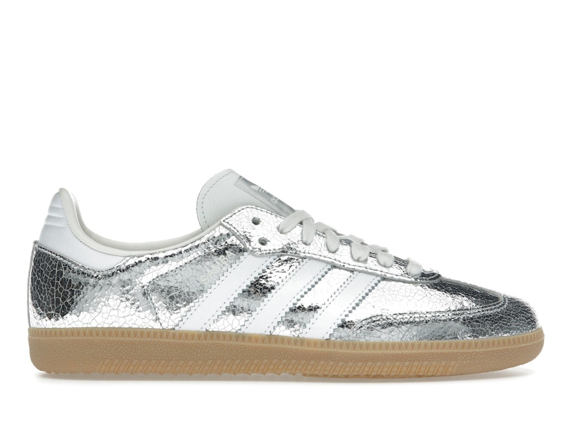 100％品質 adidas Samba OG Silver Metallic Cracked Leather (Women's その他