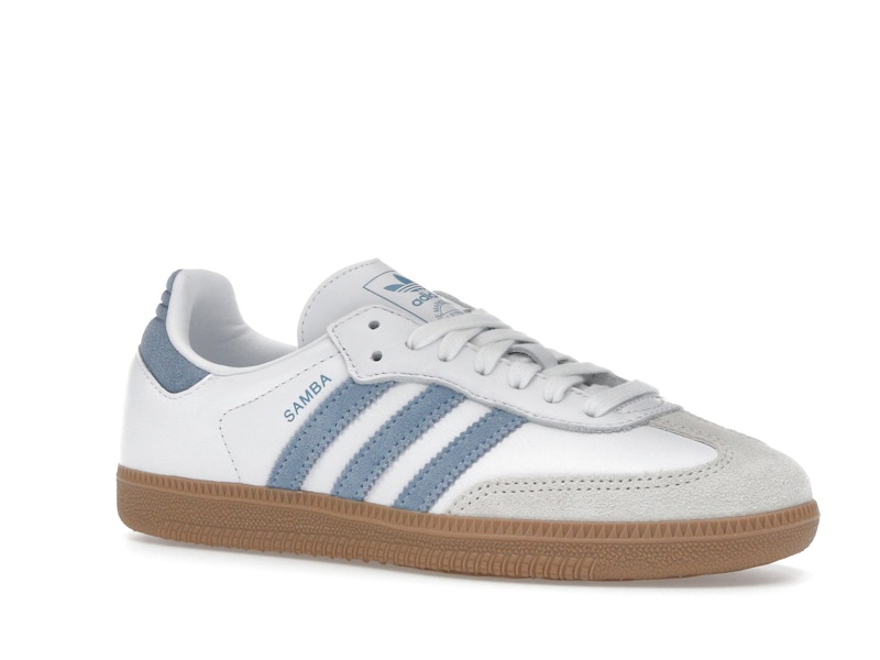 adidas Samba OG White Alumina Ash Blue (Women's)