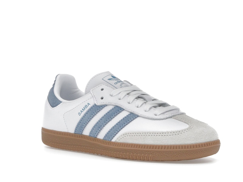 adidas Samba OG White Alumina Ash Blue (Women's)