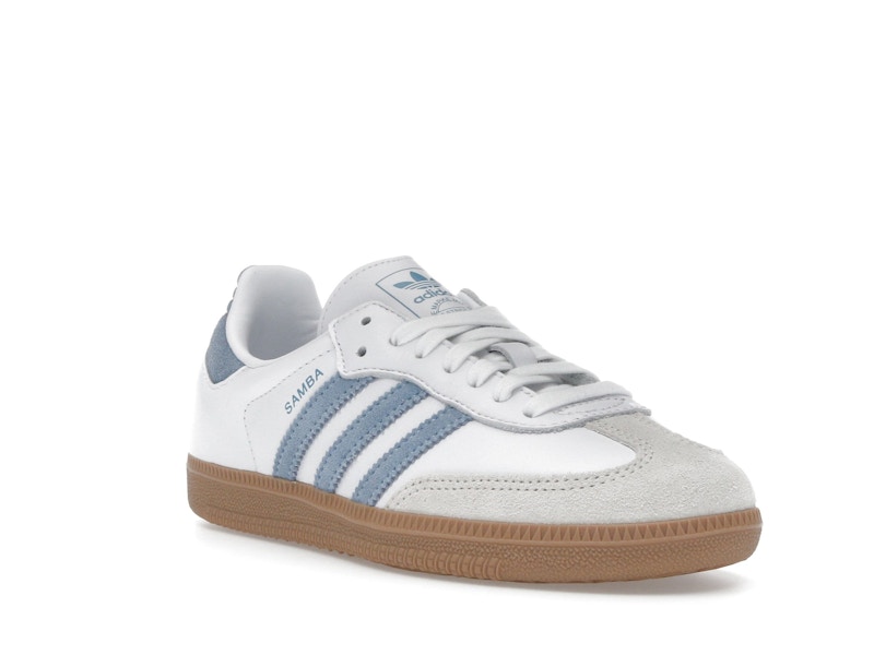 adidas Samba OG White Alumina Ash Blue (Women's)