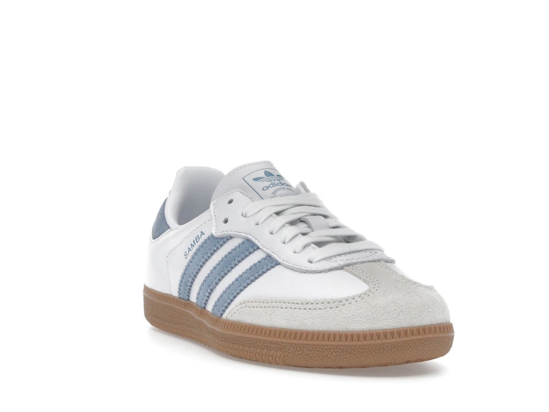 adidas Samba OG White Alumina Ash Blue (Women's)