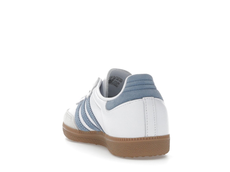 adidas Samba OG White Alumina Ash Blue (Women's)