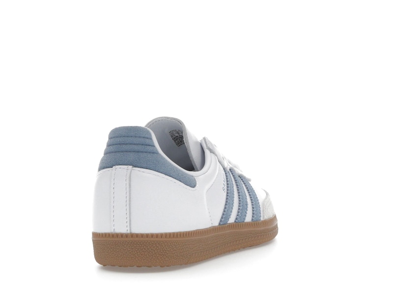 adidas Samba OG White Alumina Ash Blue (Women's)