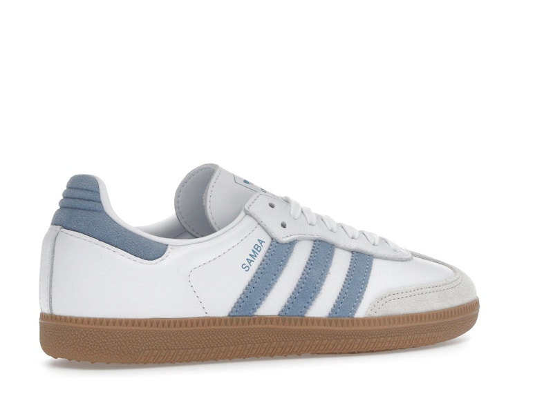 adidas Samba OG White Alumina Ash Blue (Women's)