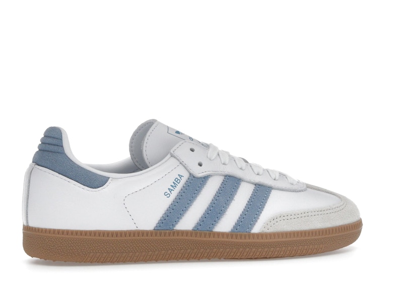 adidas Samba OG White Alumina Ash Blue (Women's)