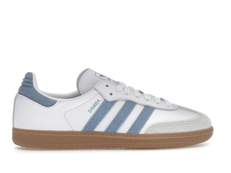 adidas Samba OG White Alumina Ash Blue (Women's)